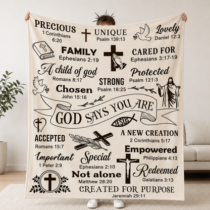 The Verses Cozy Blanket