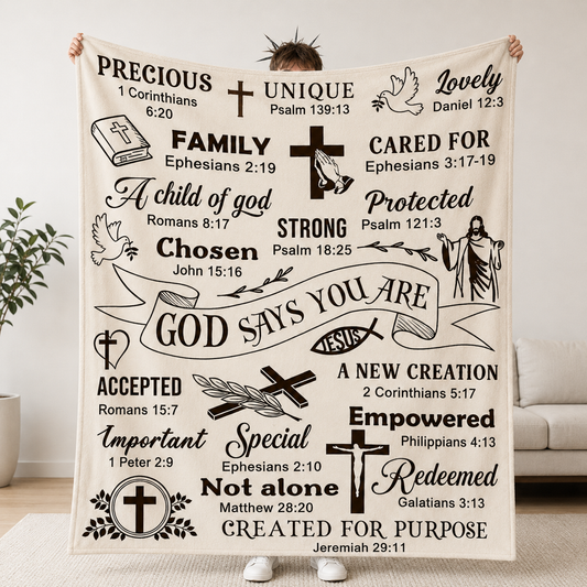 The Verses Cozy Blanket