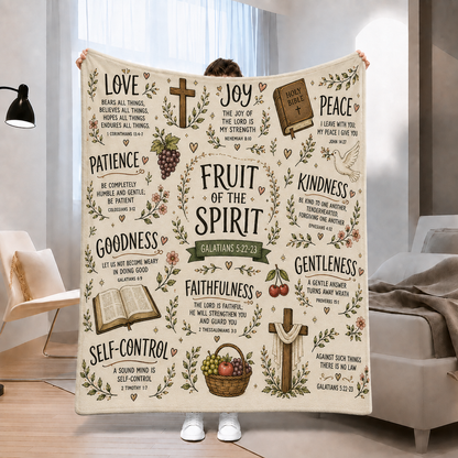 The Fruit of the Spirit Throw Blanket