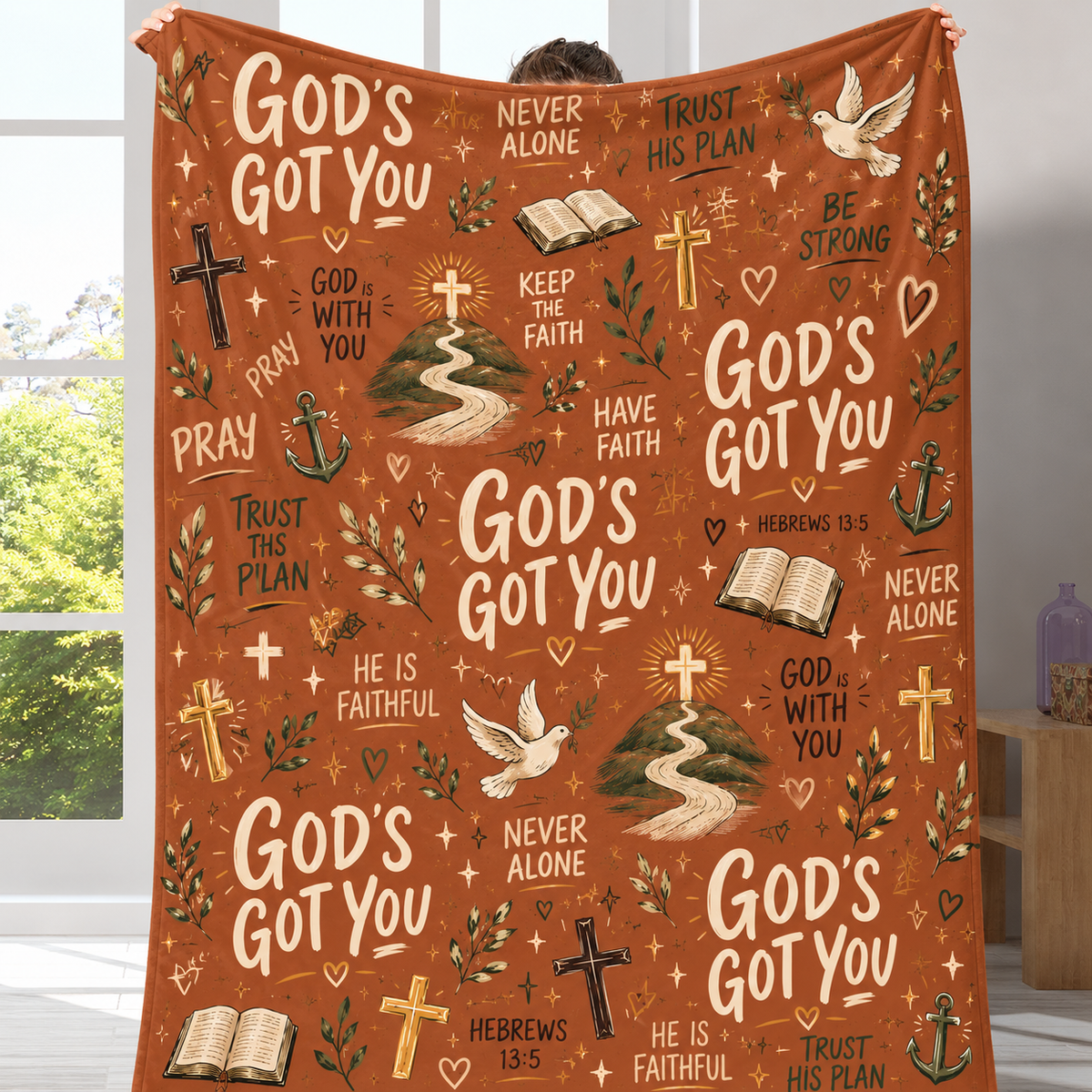 God’s Got You Throw Blanket