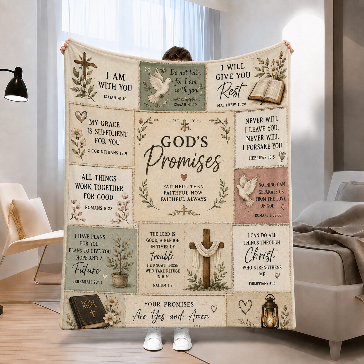 The Promises of God Throw Blanket