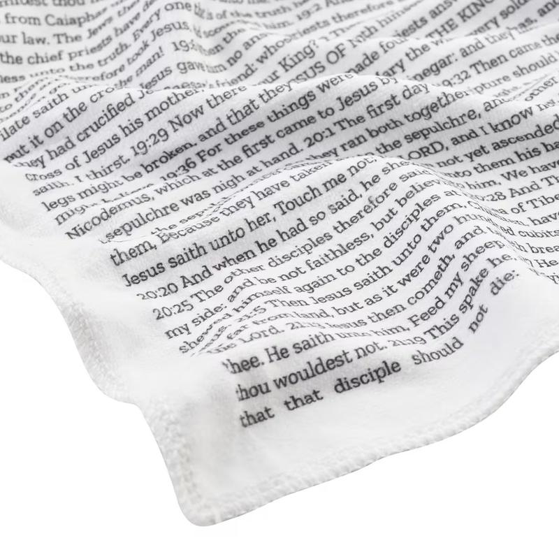 Covered in His Word Scripture Blanket