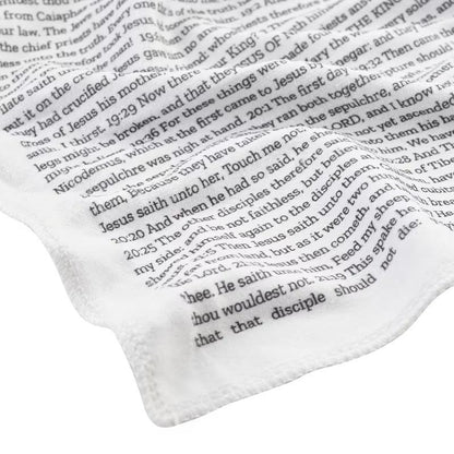 Covered in His Word Scripture Blanket