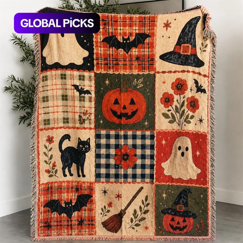 Haunted Harvest™ Halloween Throw Blanket
