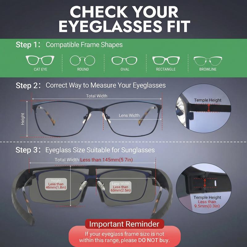 OverShade™ Peformance Fit-Over Polarized Sunglasses