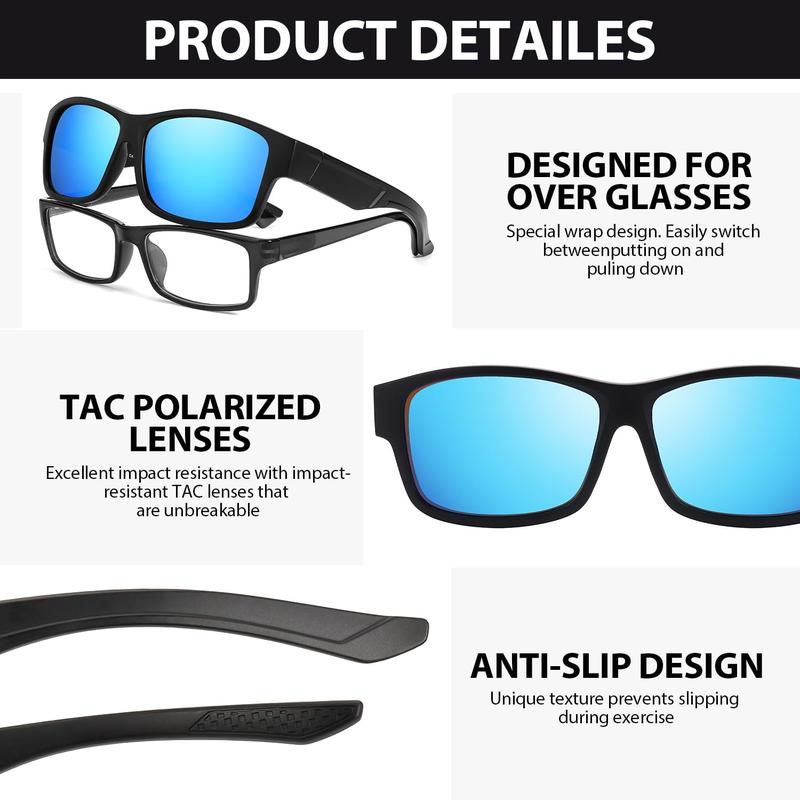 OverShade™ Summit Polarized Fit-Over Sunglasses
