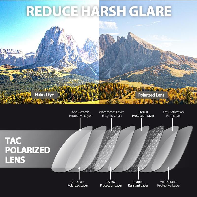 OverShade™ Summit Polarized Fit-Over Sunglasses