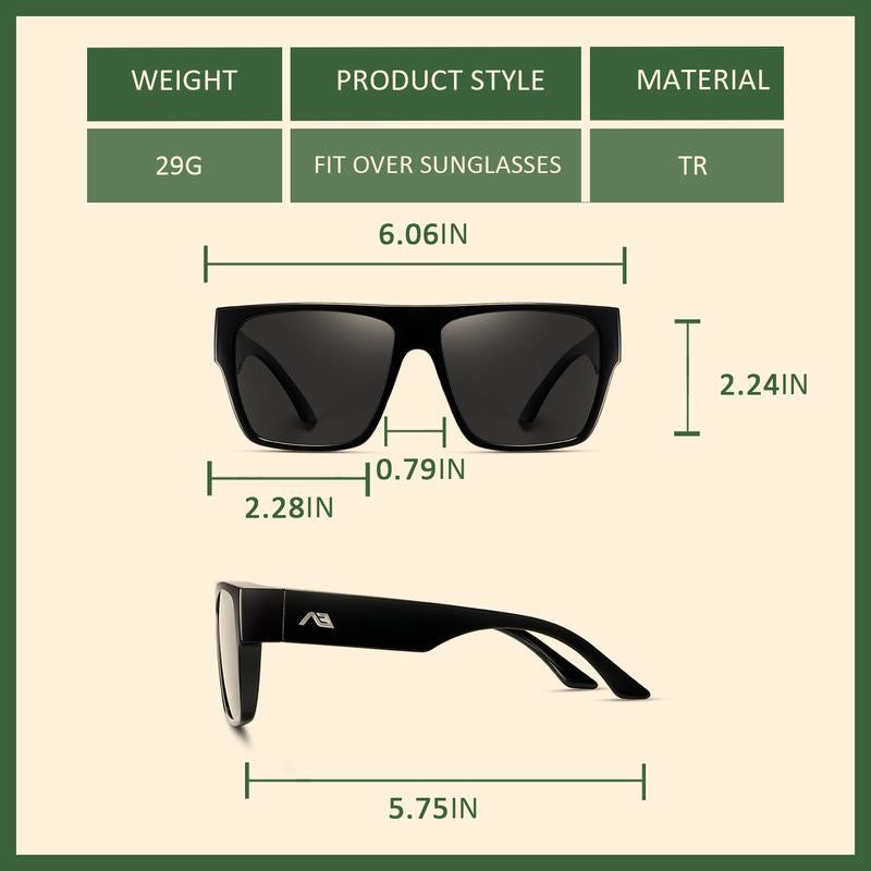 OverShade™ Horizon Fit-Over Sunglasses