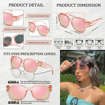 OverShade™ Luxe Fit-Over Sunglasses