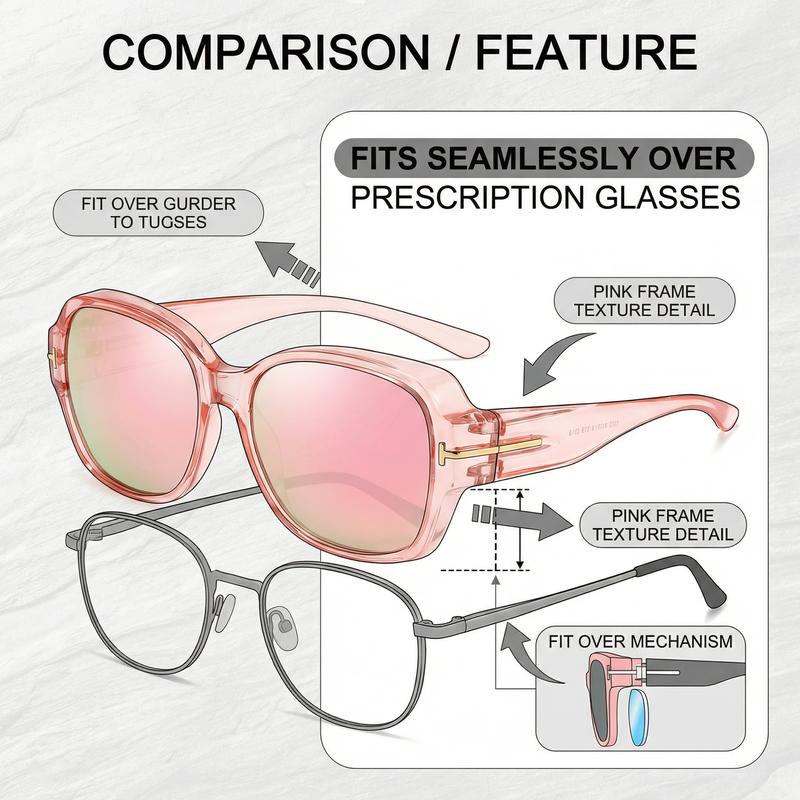 OverShade™ Luxe Fit-Over Sunglasses